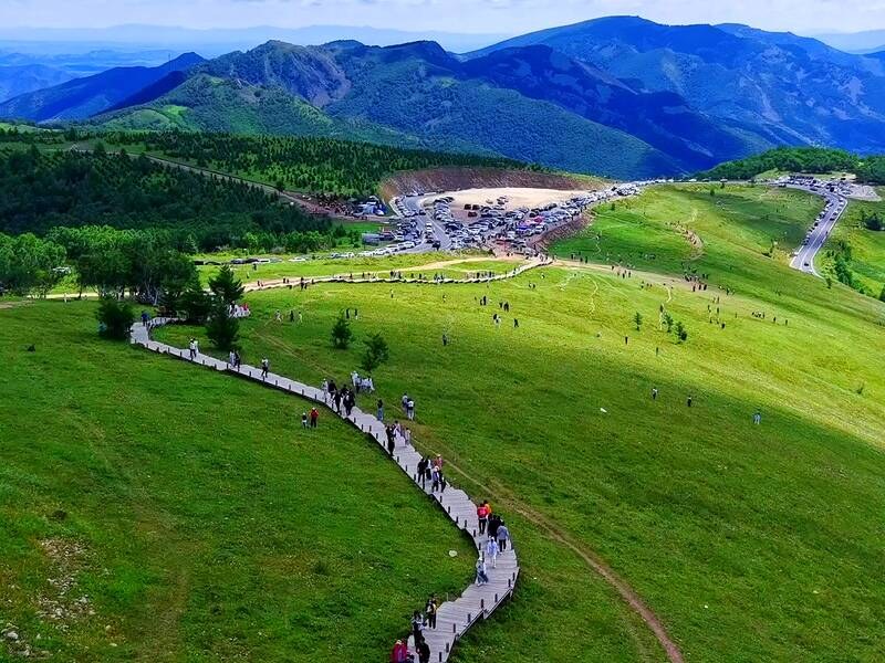 贡格尔草原实景图片